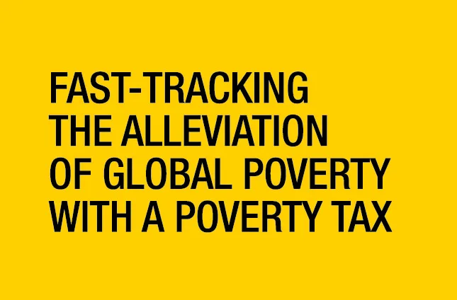 Fast-tracking the alleviation of global poverty with a poverty tax
