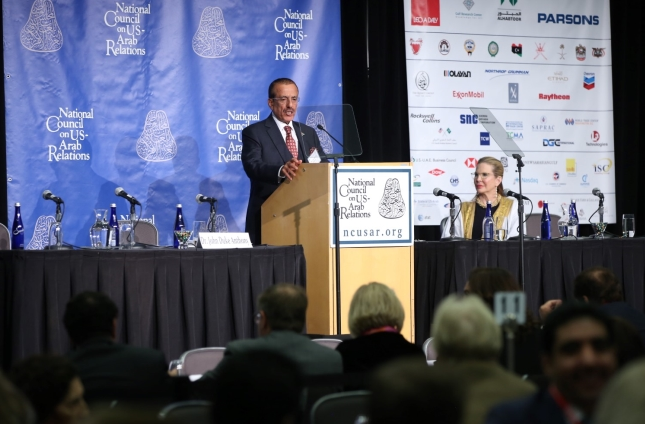 خلف الحبتور يلقي كلمة أمام قادة العالم في المؤتمر السنوي الـ27  لصنّاع السياسات العرب-الأمريكيين في العاصمة واشنطن
