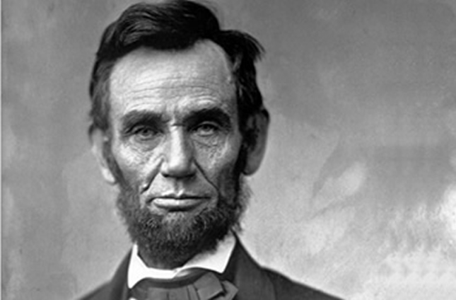 "لقائي" بالرئيس لنكولن 
