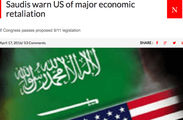 على السعودية اتخاذ موقف حازم في وجه الإهانات والتهديدات الأمريكية